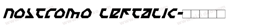 Nostromo Leftalic字体转换